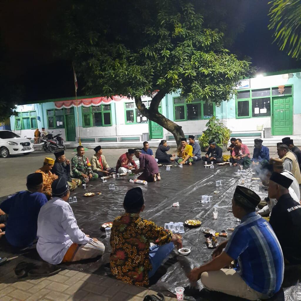 Babinsa Koramil 0825/09 Tegaldlimo, Monitoring Syukuran Terpilihnya Anggota BPD Desa Wringinpitu