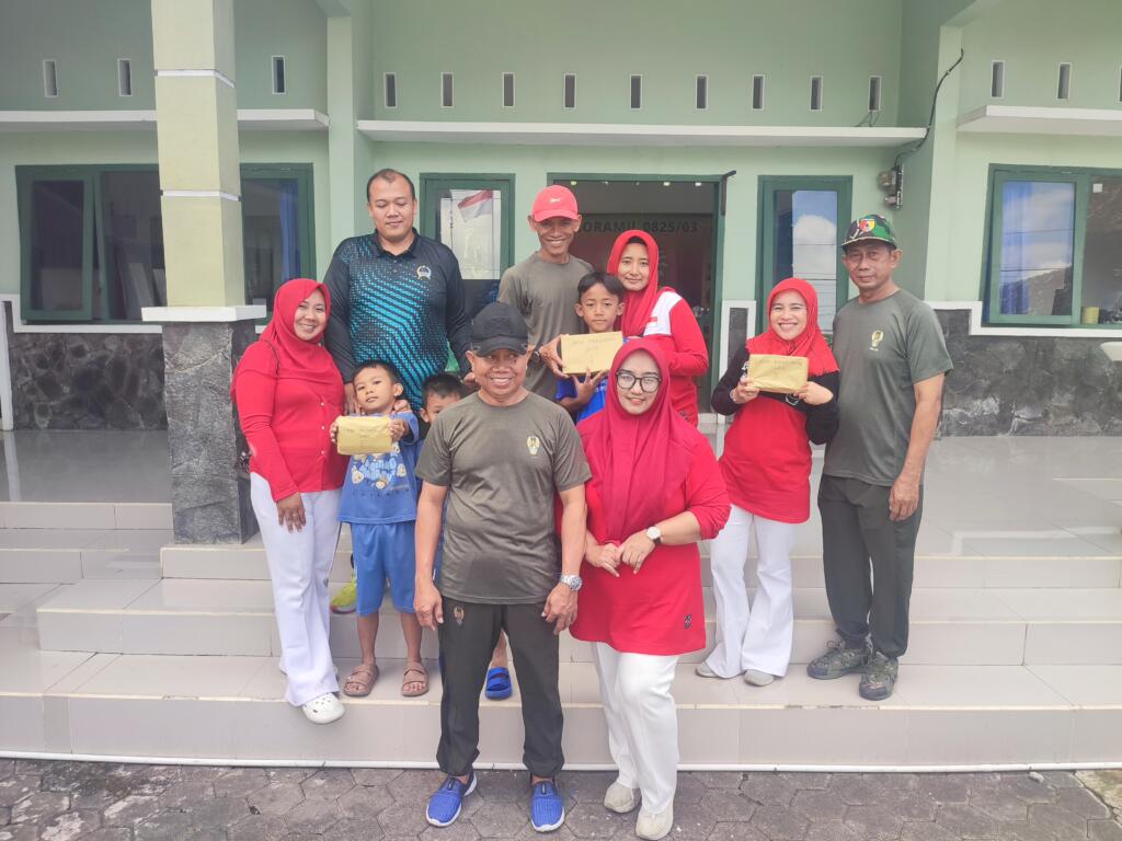 Sambut HUT ke-81 RI, Keluarga Besar Koramil 0825/03 Glagah Semarakkan Kemerdekaan dengan Beragam Lomba