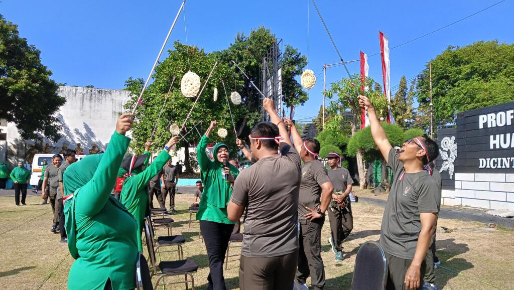Semarak Lomba 17 Agustus 2026 Kodim 0825/Banyuwangi, Kekompakan Prajurit dan Persit Jadi Sorotan