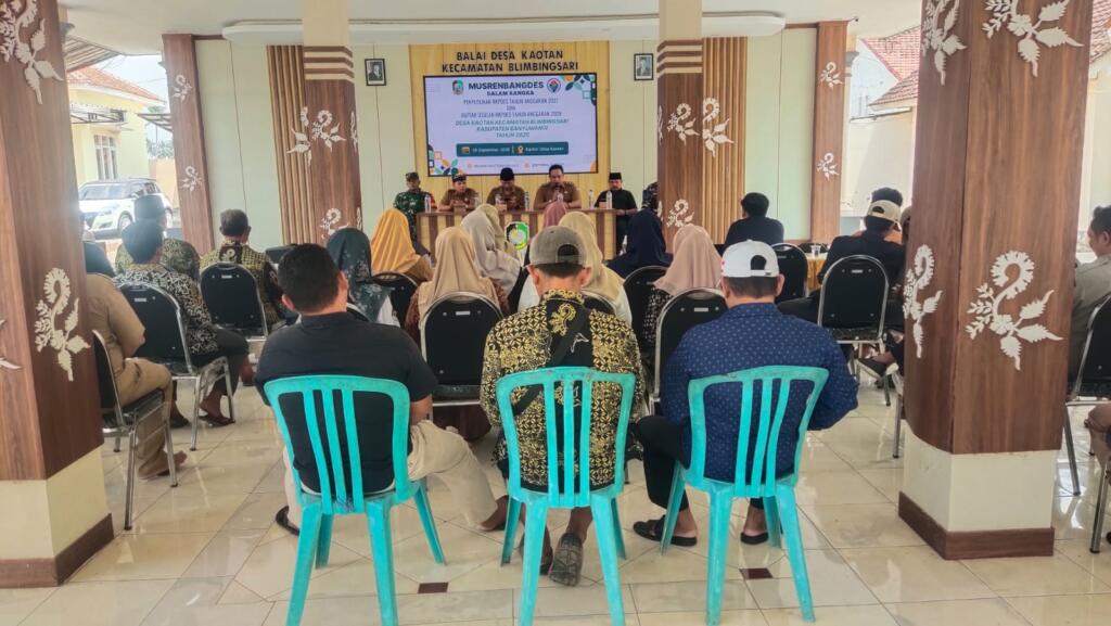 Babinsa Desa Kaotan Hadiri Musrenbangdes, Kawal Perencanaan Pembangunan Desa Tahun 2027–2028
